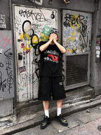 CHROMED GRILLS TEE & RELAXED SHORTS
