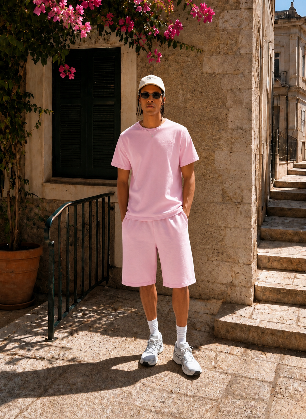 Tee organic fabric & relaxed short