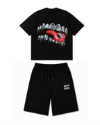 CHROMED GRILLS TEE & RELAXED SHORTS
